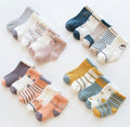 Organic Cotton Kids Sock Set (5-Pack) | Breathable Toddler Socks| Autumn Bundle by ozznekshoes