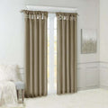 Madison Park Emilia 50 x 95 Lined Faux-Silk Twisted Tab Window Panel by Vanessa Jane