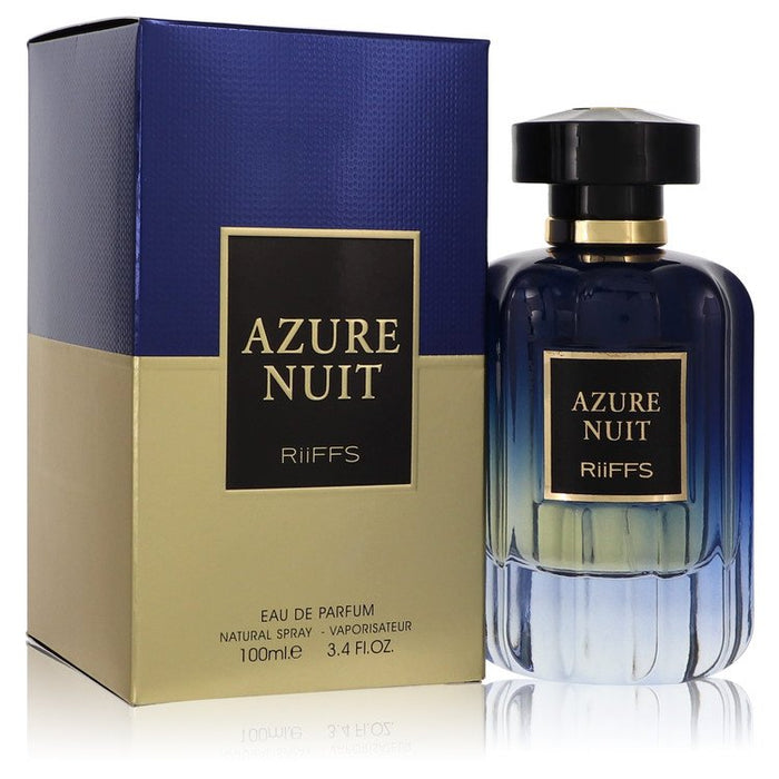 Azure Nuit by Riiffs Eau De Parfum Spray 3.4 oz for Men by Avera Group
