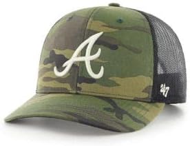 47 Atlanta Braves Camo Snapback Adjustable Trucker Hat by I-Max Fashions
