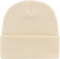 47 New York Yankees Haymaker Cuff Knit Stretch Fit Natural Logo Beanie by I-Max Fashions
