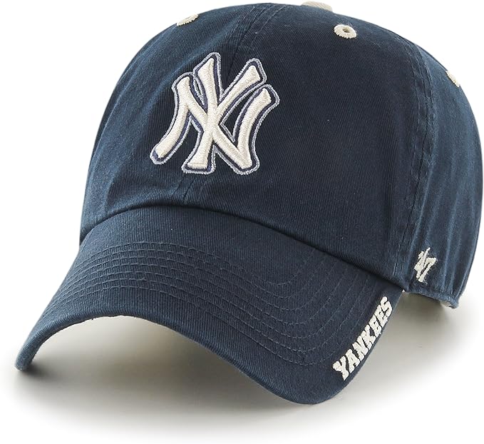 47 Brand Men's MLB New York Yankees Ice Clean Up Cap by I-Max Fashions