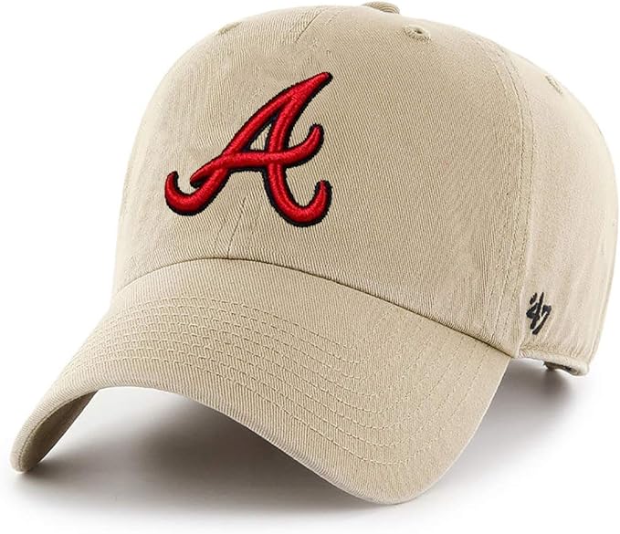 47 MLB Atlanta Brave Clean Up Adjustable Cap KHA by I-Max Fashions
