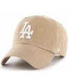 47 Brand Los Angeles Dodgers Clean Up Baseball Cap, Khaki, One Size