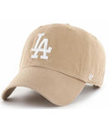 47 Brand Los Angeles Dodgers Clean Up Baseball Cap, Khaki, One Size by I-Max Fashions