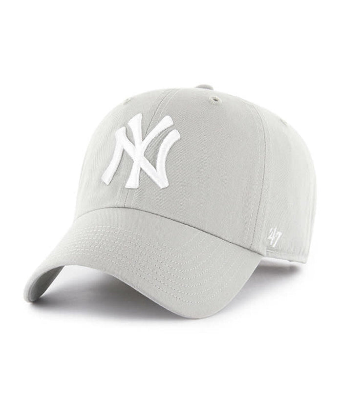 47 MLB New York Yankees Clean Up Adjustable Baseball Cap Gray by I-Max Fashions
