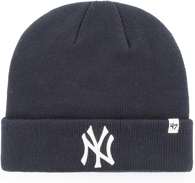 47 New York Yankees Beanie Hat - MLB NY Cuffed Winter Knit Cap by I-Max Fashions