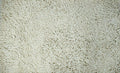 DaDa Bedding Vanilla Ivory White Shaggy Soft Chenille Noodle Carpet Rug Bath Mat by DaDalogy Bedding Collection