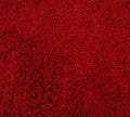 DaDa Bedding Burgundy Red Shaggy Soft Chenille Noodle Carpet Rug Bath Mat by DaDalogy Bedding Collection