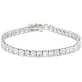 CZ Tone Tennis Bracelet by Avera Group