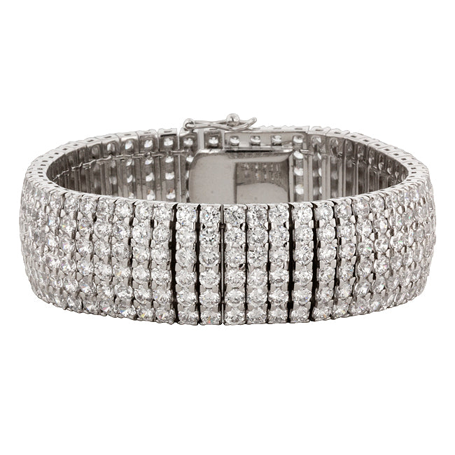 Cubic Zirconia Elegance Formal Bracelet by Avera Group