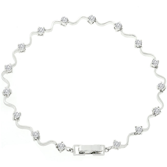 Elegant Eternity Bracelet by Avera Group