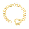 Avera Stylish Stackables Turquoise Crystal Gold Ring