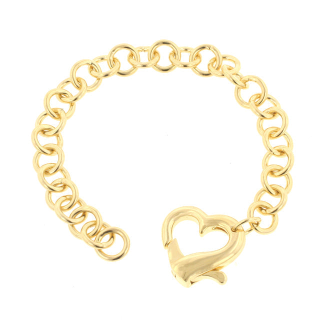 Avera Stylish Stackables Turquoise Crystal Gold Ring by Avera Group