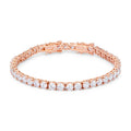 Avera Stylish Stackables Turquoise Crystal Gold Ring by Avera Group