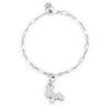 Rudy 0.25ct CZ Reindeer Charm Bracelet