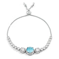 Graduated CZ Bolo Style Tennis Bracelet by Avera Group