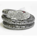 Exotic Designer Sultry Crystal Snake Bracelet by DailySale