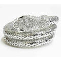 Exotic Designer Sultry Crystal Snake Bracelet by DailySale