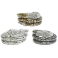 Exotic Designer Sultry Crystal Snake Bracelet by DailySale