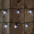 UltraLED Battery Operated Reindeer Twinkle Light String, White, 3.5-Feet by Vanessa Jane
