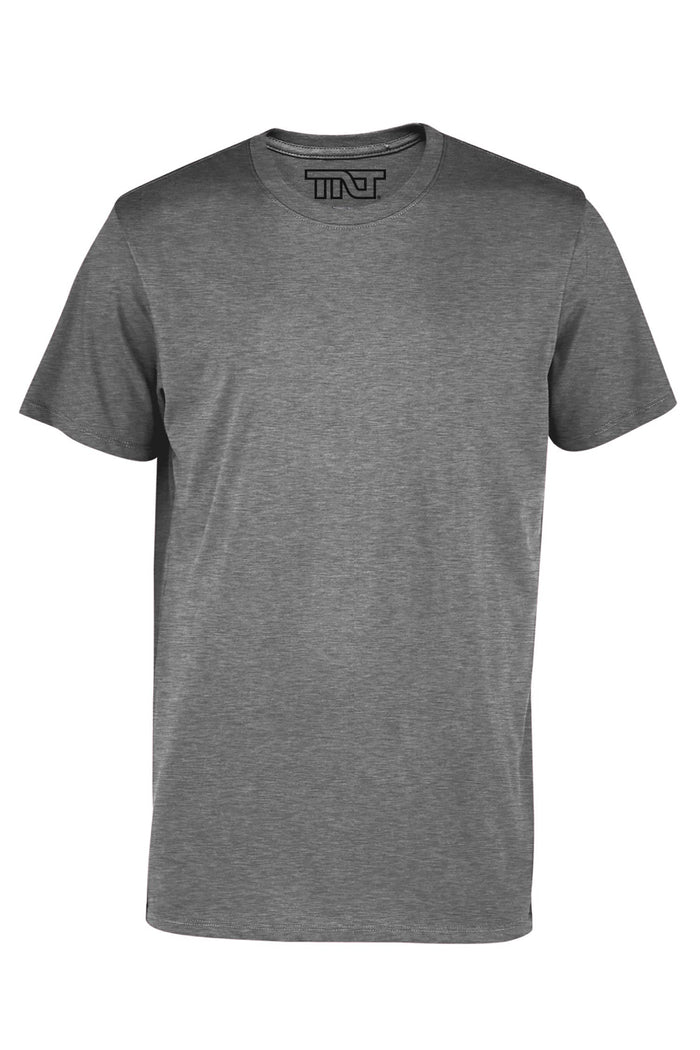 Graphite Heather Short Sleeve T-Shirt - Gray by Tee Luv