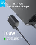 Anker Nano Charger (100W) with USB-C Cable by Anker
