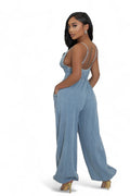 Denim Jean Jumpsuit by The House of Stylez