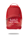 Sprayground Break In Case Of Emergency Shark Backpack B4080