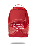 Sprayground Break In Case Of Emergency Shark Backpack B4080 by I-Max Fashions