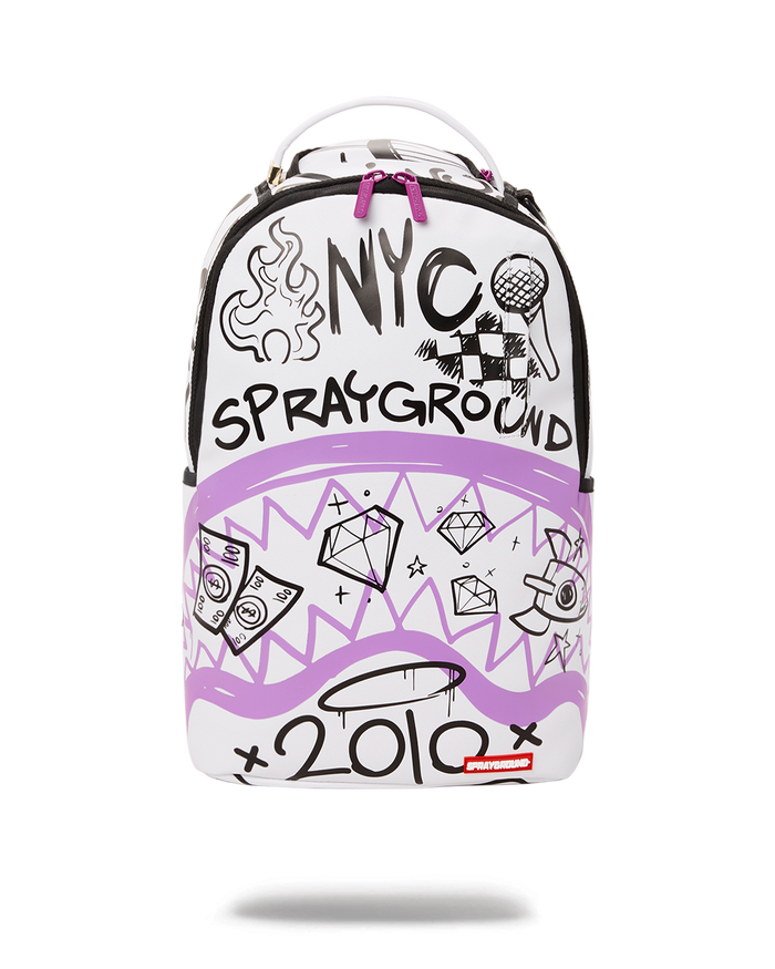 Sprayground Remember Where You Came From Backpack B4165 by I-Max Fashions