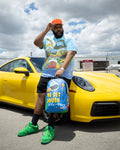 Sprayground Cookie Monster Me Get Dough Backpack B4691 by I-Max Fashions