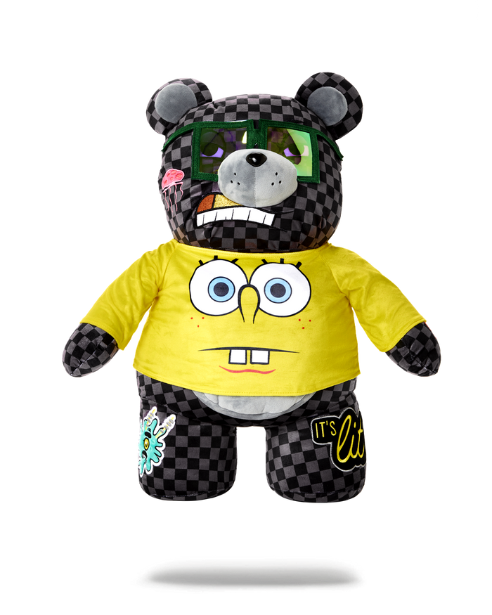 Sprayground Spongebob Moneybear Teddy Bear Backpack B4700 by I-Max Fashions
