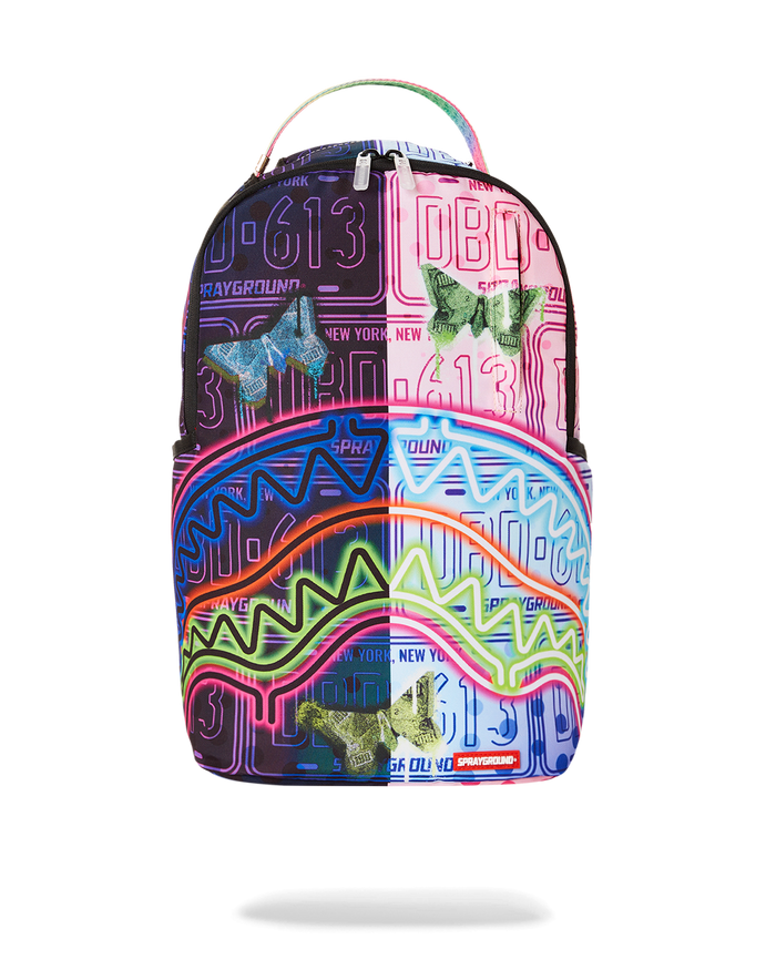 Sprayground Neon Plates DLXSR Backpack B4826 by I-Max Fashions
