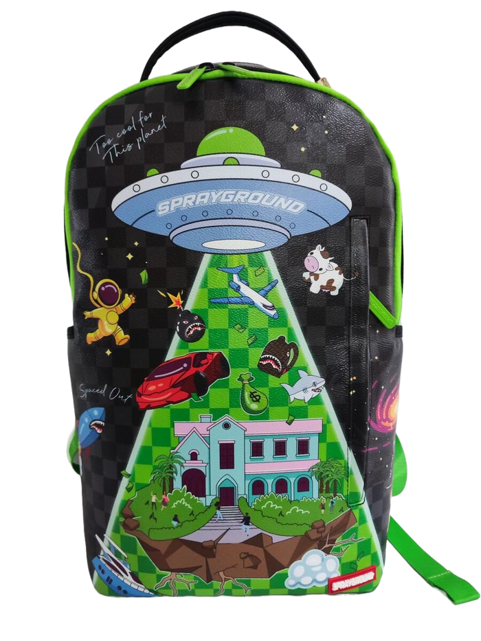 Sprayground UFO WTF DLXSV Backpack B5063 by I-Max Fashions