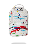 Sprayground Glitch White Check DLXVV Backpac B5465 by I-Max Fashions