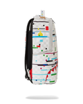 Sprayground Glitch White Check DLXVV Backpac B5465 by I-Max Fashions