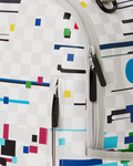 Sprayground Glitch White Check DLXVV Backpac B5465 by I-Max Fashions
