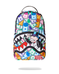 Sprayground Monopoly Money Shark 2 Backpack B5503 by I-Max Fashions