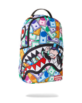 Sprayground Monopoly Money Shark 2 Backpack B5503 by I-Max Fashions
