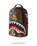 Sprayground Sharks In Stickers DLXSV Backpack B5798 by I-Max Fashions