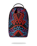 Sprayground Ai Tribal Pattern DLXSV Backpack B5924 by I-Max Fashions