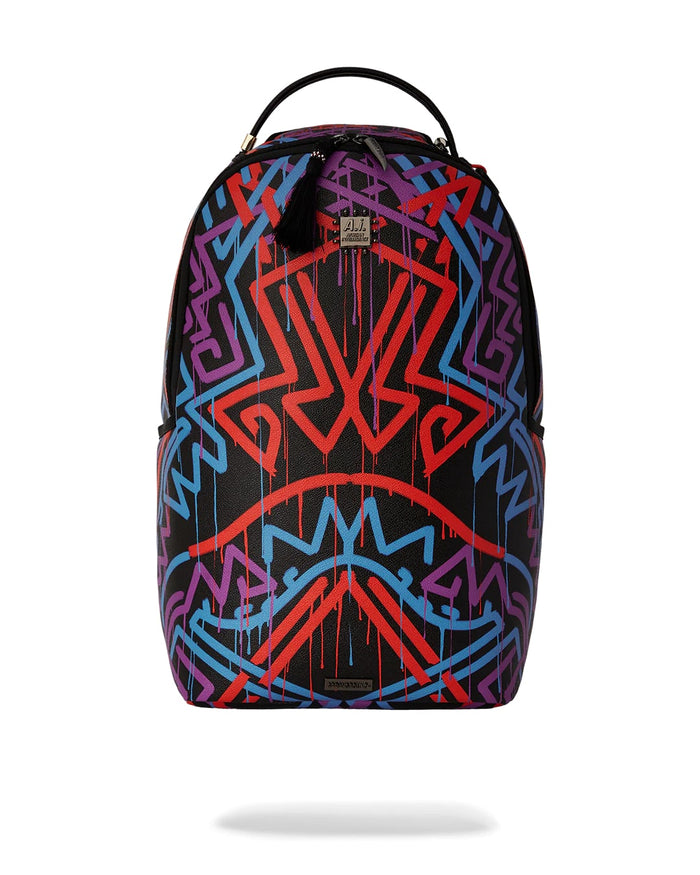 Sprayground Ai Tribal Pattern DLXSV Backpack B5924 by I-Max Fashions