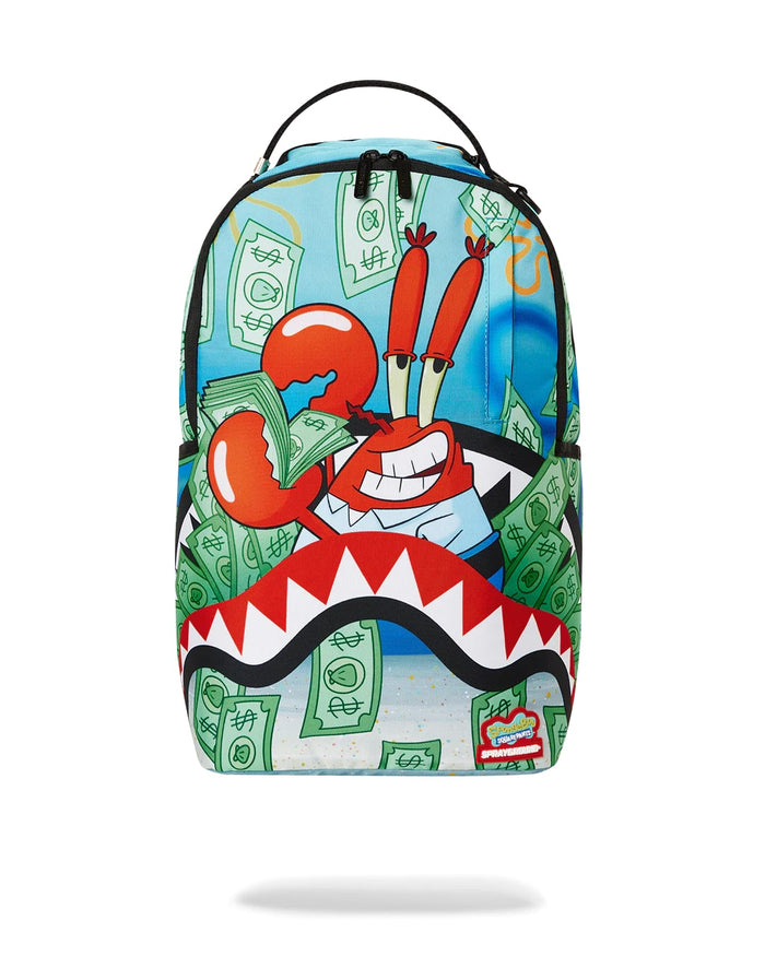 Sprayground Sponge Bob Crabs Count DLXSR Backpack B6001 by I-Max Fashions