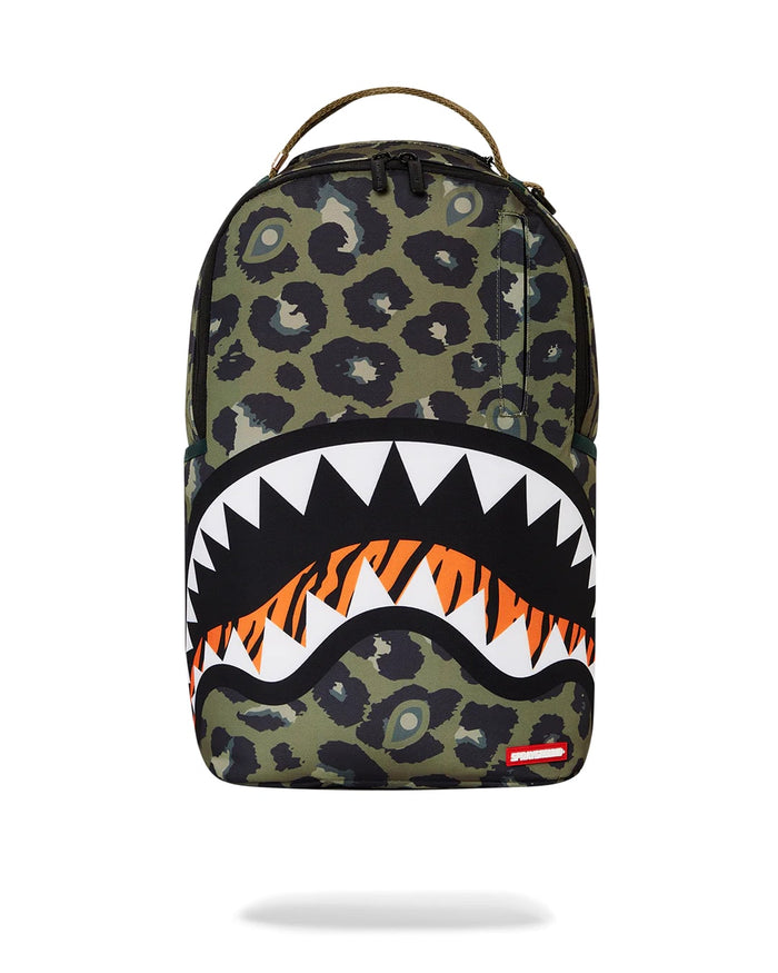Sprayground Leopard Incognito DLXSR Backpack B6288 by I-Max Fashions