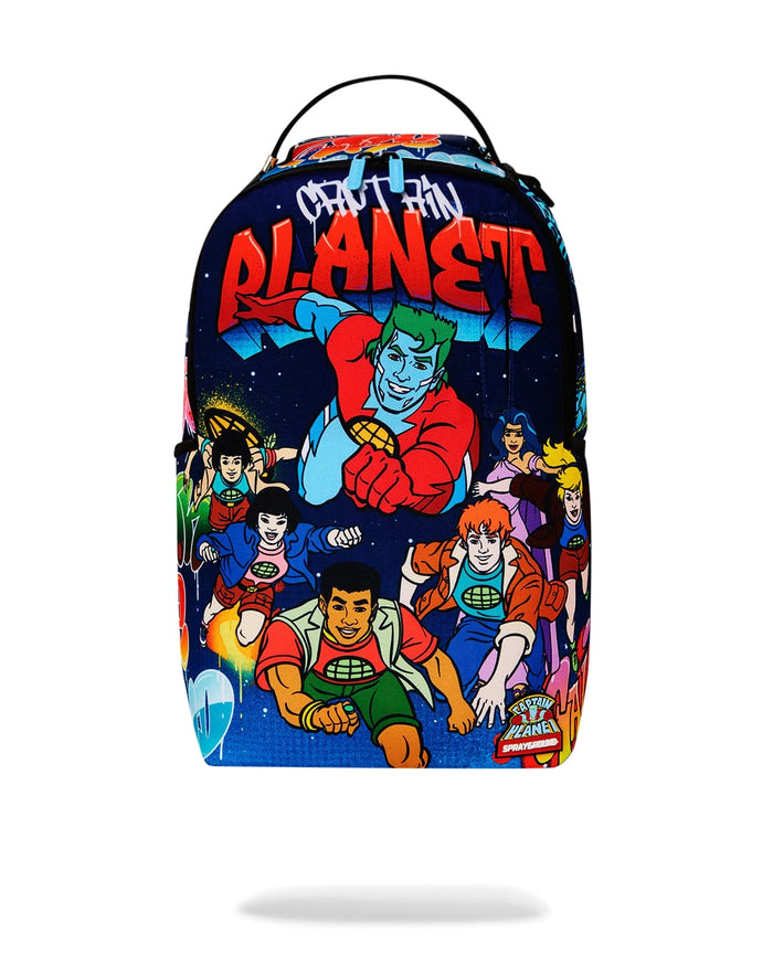 Sprayground Captain Planet On The Run DLXSR Backpack B6342 by I-Max Fashions