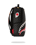 Sprayground Shark Fire Check DLXSV Backpack B6358 by I-Max Fashions