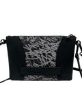 Sprayground Midnight Raceway Graffiti Crossover Clutch With Shoulder Strap B6496 by I-Max Fashions