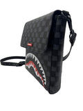 Sprayground Drip Check Shark Messenger Sling B6572 by I-Max Fashions