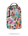 Sprayground Doodle Character Backpack B6636 by I-Max Fashions